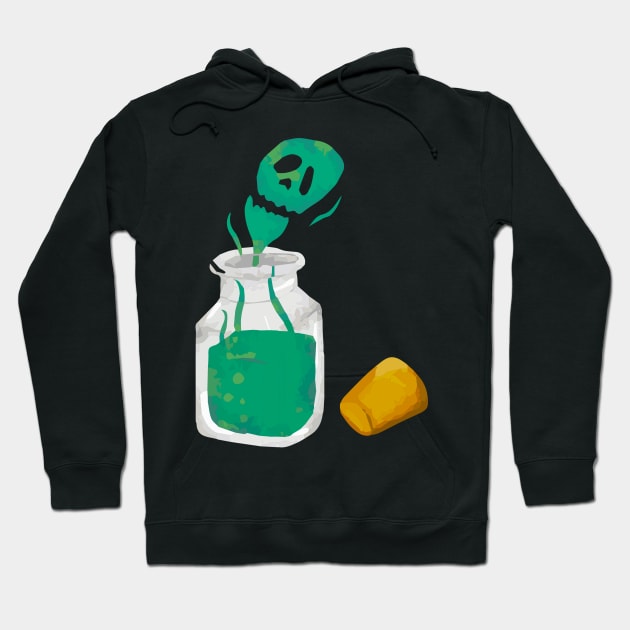 Witch Black Magic Potion Hoodie by Teequeque